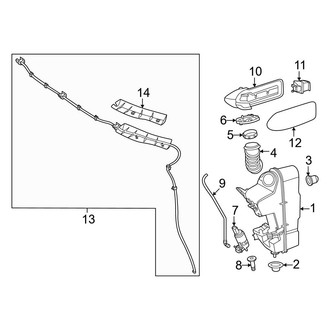 Mercedes-Benz OE - Windshield - Washer Components
