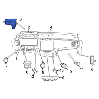 Mercedes-Benz OE - Heads Up Display Assembly