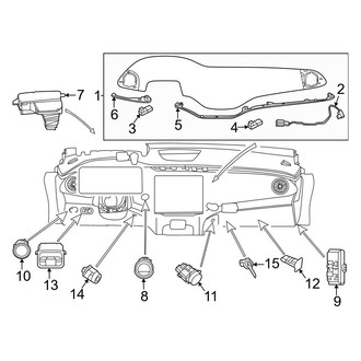 Mercedes-Benz OE - Instrument Panel - Cluster & Switches (With Hyperscreen)