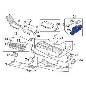 Mercedes-Benz OE - Rear Outer Dashboard Air Vent