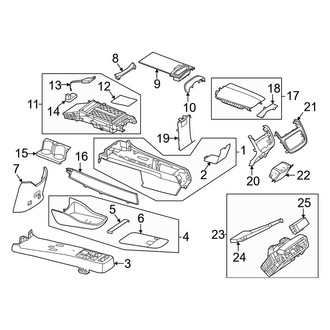 Mercedes-Benz OE - Console (With Hyperscreen)