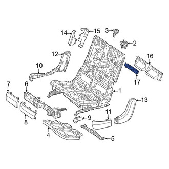 Mercedes-Benz OE - Seat Frame Trim Panel Bracket