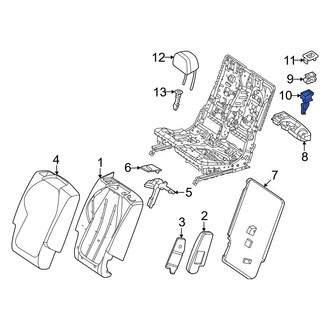 Mercedes-Benz OE - Center Left Seat Switch Panel