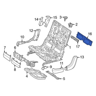 Mercedes-Benz OE - Seat Frame Trim Panel