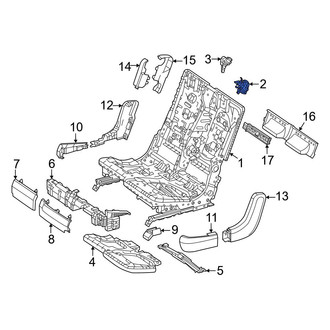 Mercedes-Benz OE - Center Seat Back Lock