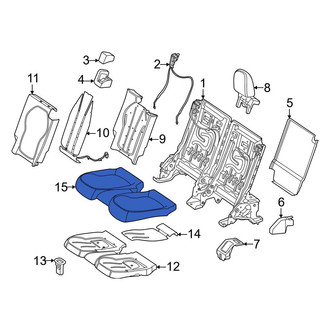 Mercedes-Benz OE - Front Left Seat Cover