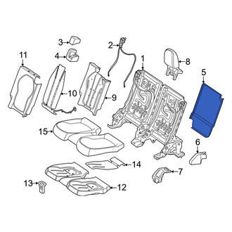 Mercedes-Benz OE - Center Left Seat Back Panel