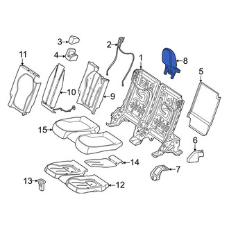 Mercedes-Benz OE - Front Left Headrest