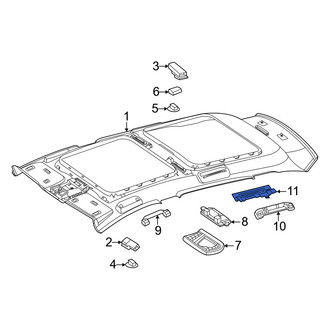Mercedes-Benz OE - Left Interior Grab Bar Bracket