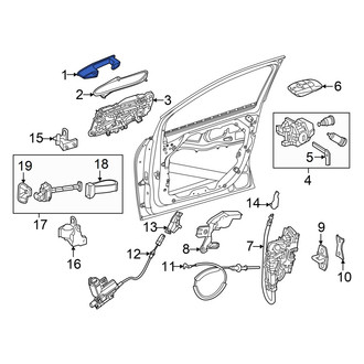 Mercedes-Benz OE - Front Left Outer Exterior Door Handle