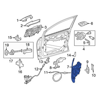 Mercedes-Benz OE - Front Right Door Latch Assembly