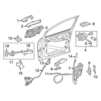 Mercedes-Benz OE - Front Door - Lock & Hardware