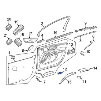 Mercedes-Benz OE - Rear Lower Courtesy Light