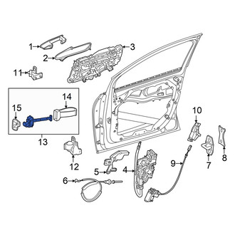 Mercedes-Benz OE - Rear Door Check
