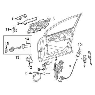 Mercedes-Benz OE - Rear Door - Lock & Hardware