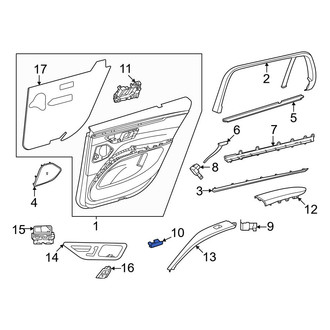 Mercedes-Benz OE - Rear Lower Courtesy Light