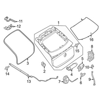 Mercedes-Benz OE - Lift Gate - Lid & Components