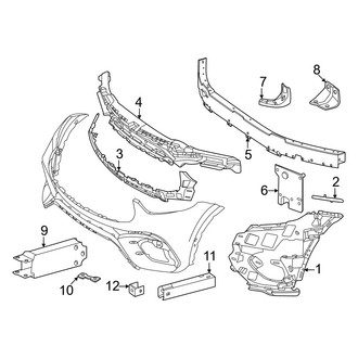 Mercedes-Benz OE - Front Bumper & Grille - Bumper & Components (Inner Components)