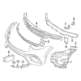 Mercedes-Benz OE - Front Bumper & Grille - Bumper & Components (Inner Components)