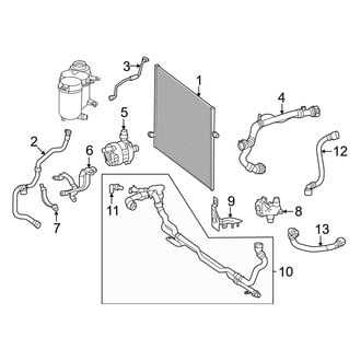 Mercedes-Benz OE - Cooling - Radiator & Components (Auxiliary, Cooling)