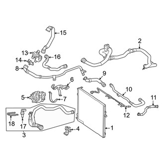 Mercedes-Benz OE - Cooling - Radiator & Components (Auxiliary, Cooling)