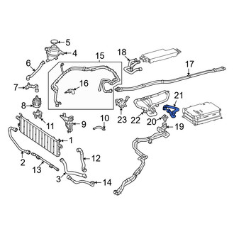 Mercedes-Benz OE - Drive Motor Battery Pack Coolant Hose