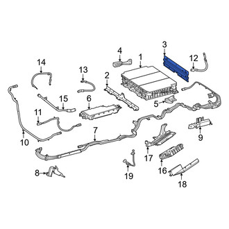 Mercedes-Benz OE - Rear Drive Motor Battery Pack Bracket
