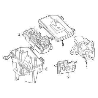 Mercedes-Benz OE - Electrical - Fuse & Relay (Engine Compartment), (Sport Utility)