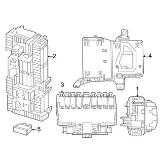 Mercedes-Benz OE - Electrical - Fuse & Relay (Instrument Panel), (Sport Utility 254.646 Body Code / 254.647 Body Code / 254.687 Body Code)