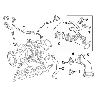 Mercedes-Benz OE - Engine - Turbocharger & Components (Pipes & Tubes)