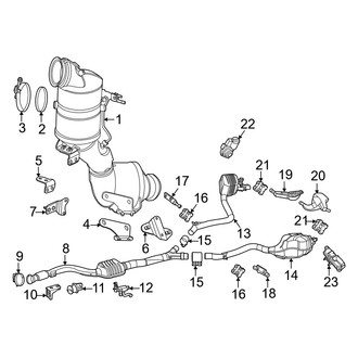Mercedes-Benz OE - Exhaust System - Exhaust Components