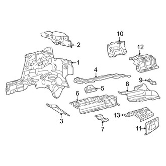 Mercedes-Benz OE - Exhaust System - Heat Shields