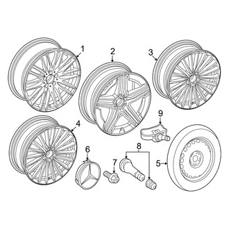 Mercedes-Benz OE - Wheels (20" Wheels), (Sport Utility)