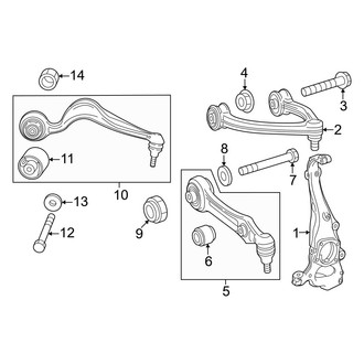 Mercedes-Benz OE - Front Suspension - Suspension Components (Base)