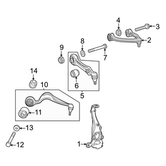 Mercedes-Benz OE - Front Suspension - Suspension Components (4Matic MILD HYBRID EV-GAS (MHEV))