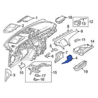 Mercedes-Benz OE - Front Steering Column Cover