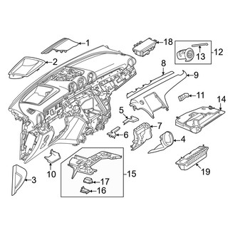 Mercedes-Benz OE - Instrument Panel Components (Sport Utility 254.646 Body Code / 254.647 Body Code)