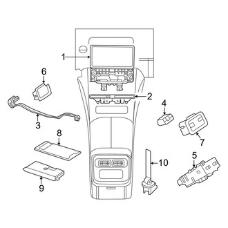 Mercedes-Benz OE - Console - Electrical Components