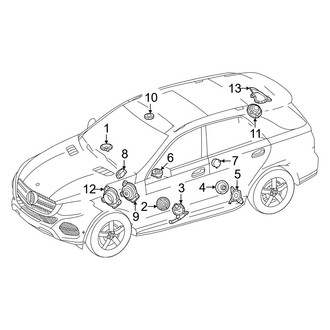 Mercedes-Benz OE - Console - Sound System