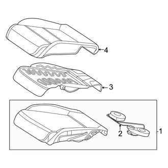 Mercedes-Benz OE - Seats & Tracks - Driver Seat Components (Seat Cushion), (Sport Utility 254.646 Body Code / 254.647 Body Code)
