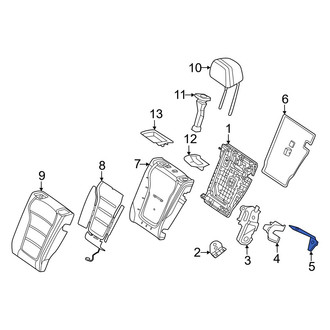 Mercedes-Benz OE - Rear Right Folding Seat Latch Bracket