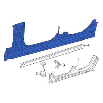 Mercedes-Benz OE - Left Inner Rocker Panel