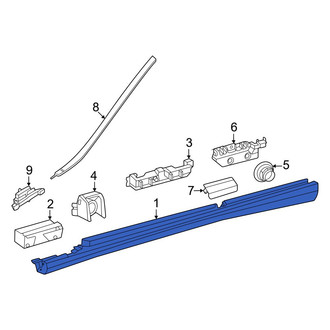 Mercedes-Benz OE - Left Rocker Panel Guard
