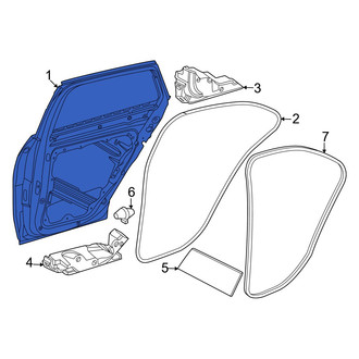 Mercedes-Benz OE - Rear Right Door Shell