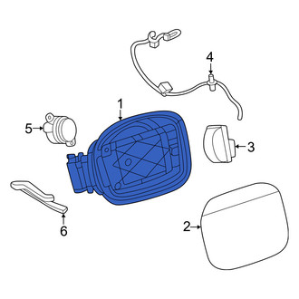 Mercedes-Benz OE - Rear Drive Motor Battery Pack Charging Port Assembly