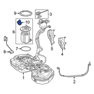 Mercedes-Benz OE - Fuel Pressure Sensor