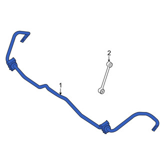 Mercedes-Benz OE - Rear Suspension Stabilizer Bar