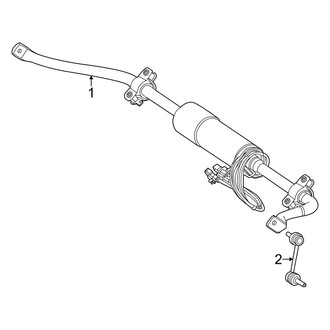 Mercedes-Benz OE - Rear Suspension - Stabilizer Bar & Components (With AMG Ride Control)