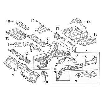 Mercedes-Benz OE - Rear Body & Floor - Floor & Rails
