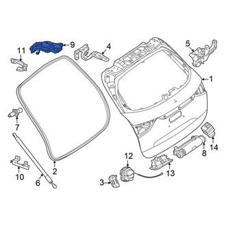 Mercedes-Benz OE - Rear Tailgate Lift Motor